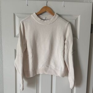 GAP Factory Cropped Crewneck Sweater